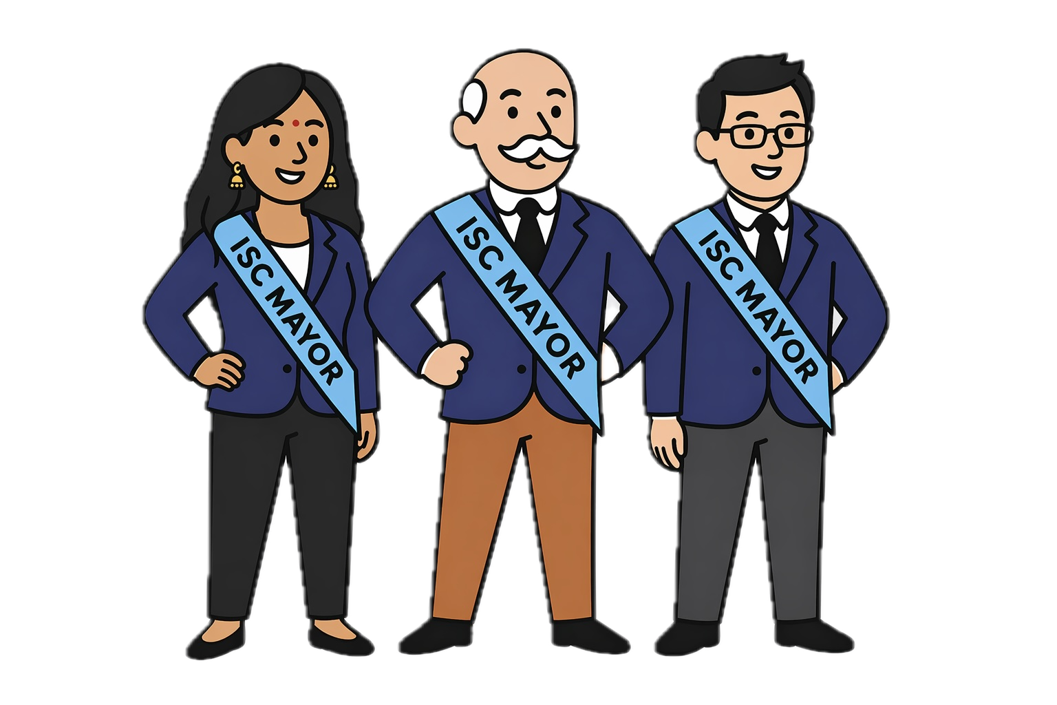 ISC Mayors with grey background ISC Mayors with grey background